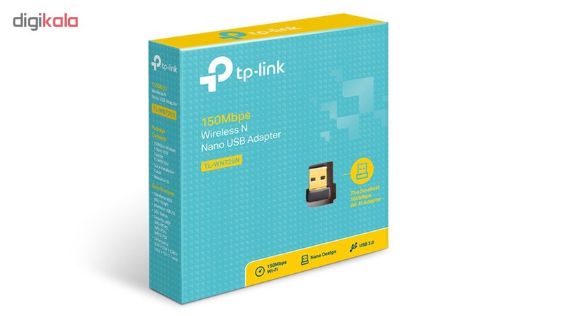 کارت شبکه بیسیم 150Mbps تی پی-لینک مدل TL-WN725N_V3