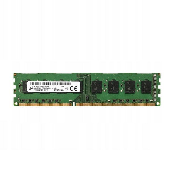 رم دسکتاپ DDR3 تک کاناله 1600 مگاهرتز CL11 میکرون مدل PC3-12800 ظرفیت 8 گیگابایت