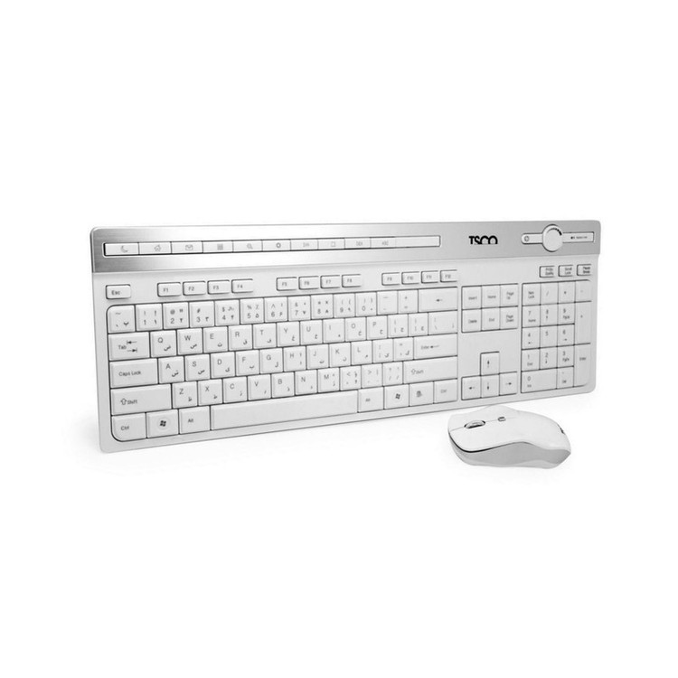 کیبورد و ماوس بی سیم تسکو مدل TKM7106W