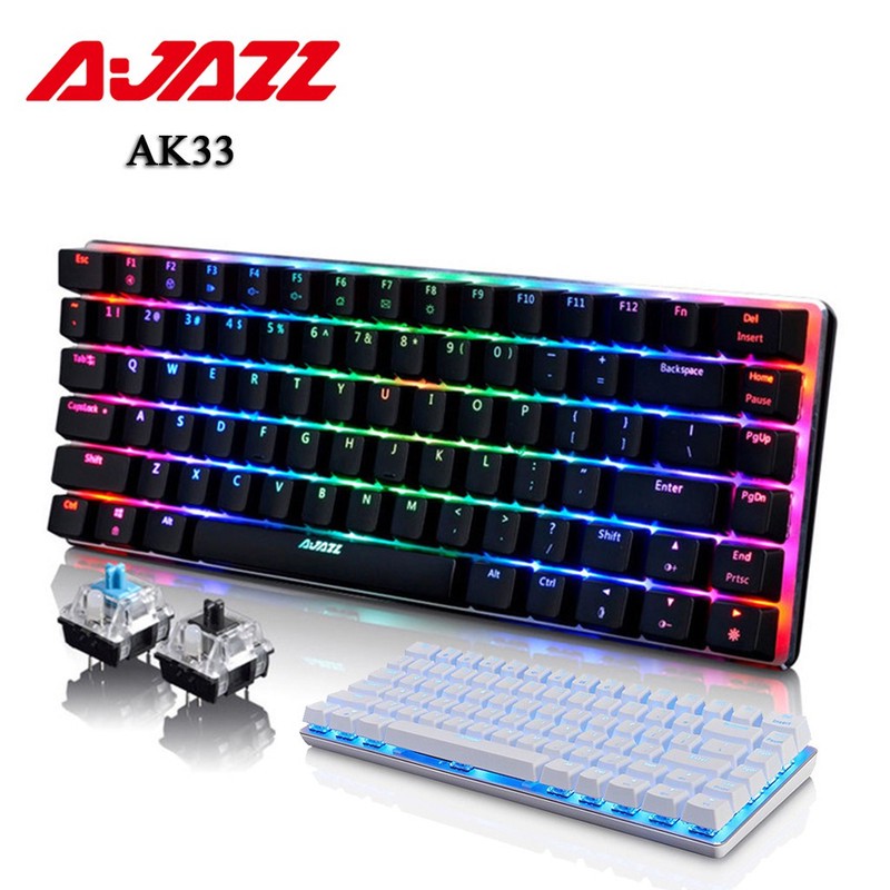 کیبورد مخصوص بازی آجز مدل AK33 Mechanical