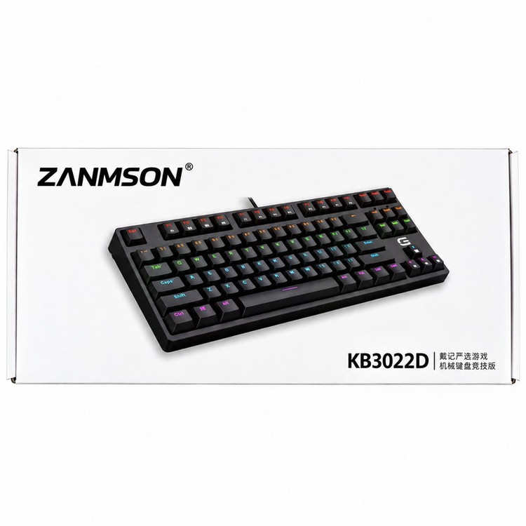 کیبورد مخصوص بازی زانماسون مدل KB3022D RED SWITCH