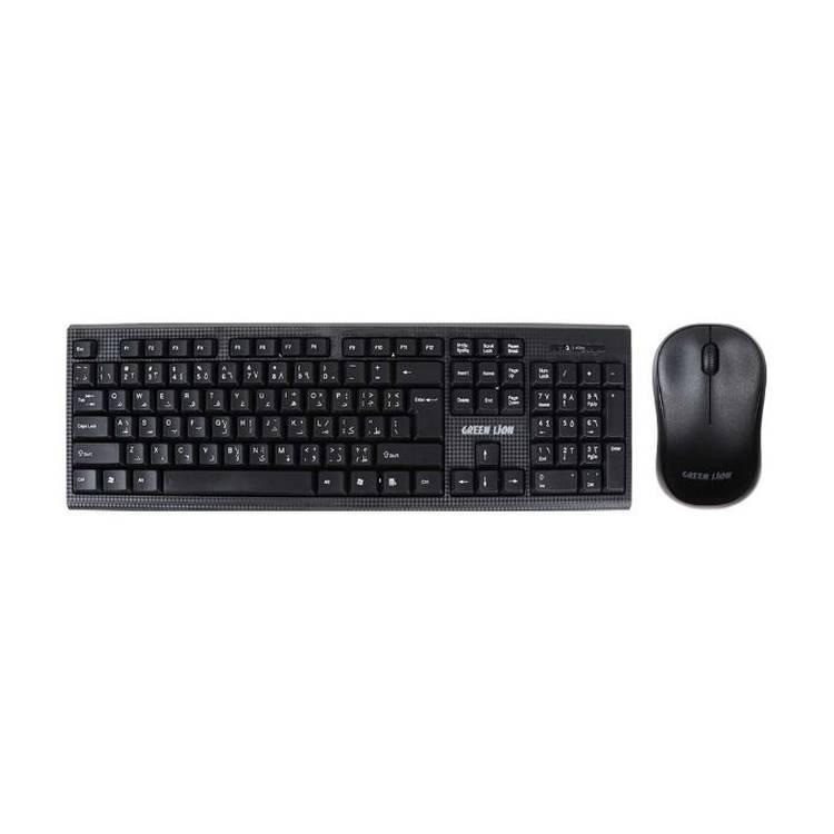 کیبورد و ماوس بی سیم گرین لاین مدل GNWS24GKEYMBK