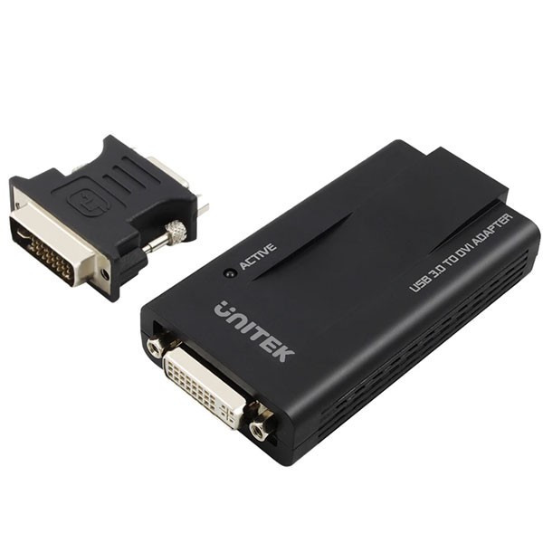 مبدل USB به VGA-DVI یونیتک مدل Y-3801