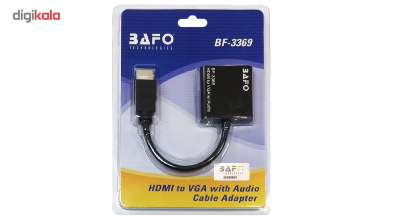 مبدل HDMI به VGA بافو مدل BF-3369
