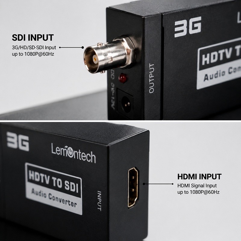 مبدل HDMI به SDI لمونتک مدلMini HDTV to SDI Converter 3G