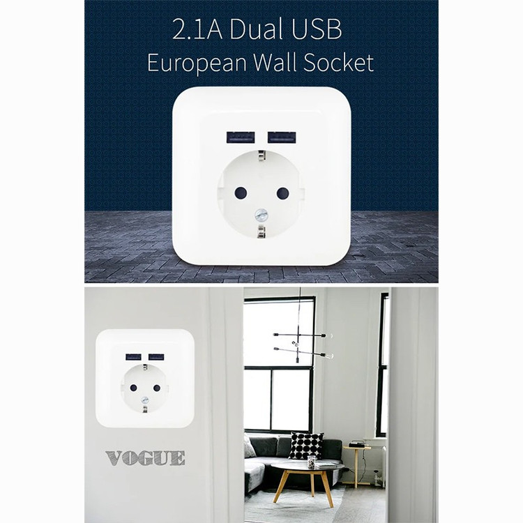 پریز برق مدل شارژر دار USB تارا مجموعه 4 عددی