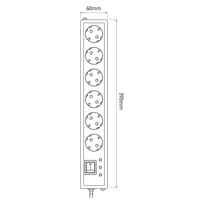 محافظ ولتاژ گرین لاین مدل GLP106-2m