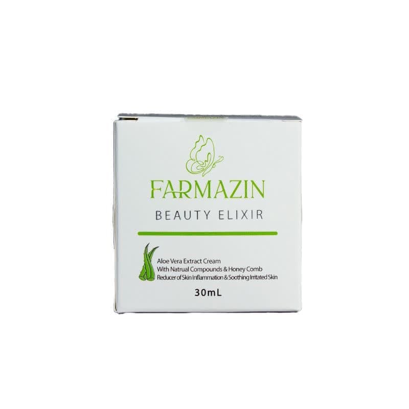 کرم مرطوب کننده دست و صورت فارمازین مدل آلوئه ورا مناسب برای پوست خشک حجم 30 میلی لیتر مجموعه دو عددی