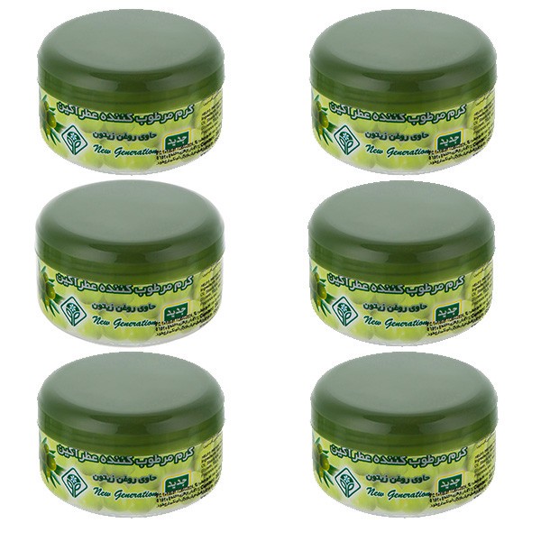 کرم نرم کننده عطرآگین مدل زیتون حجم 200 میلی لیتر مجموعه 6 عددی