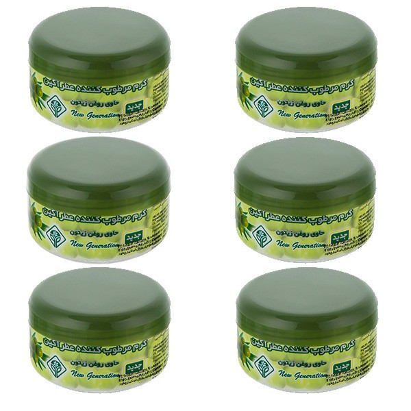 کرم نرم کننده عطرآگین مدل زیتون حجم 200 میلی لیتر مجموعه 6 عددی