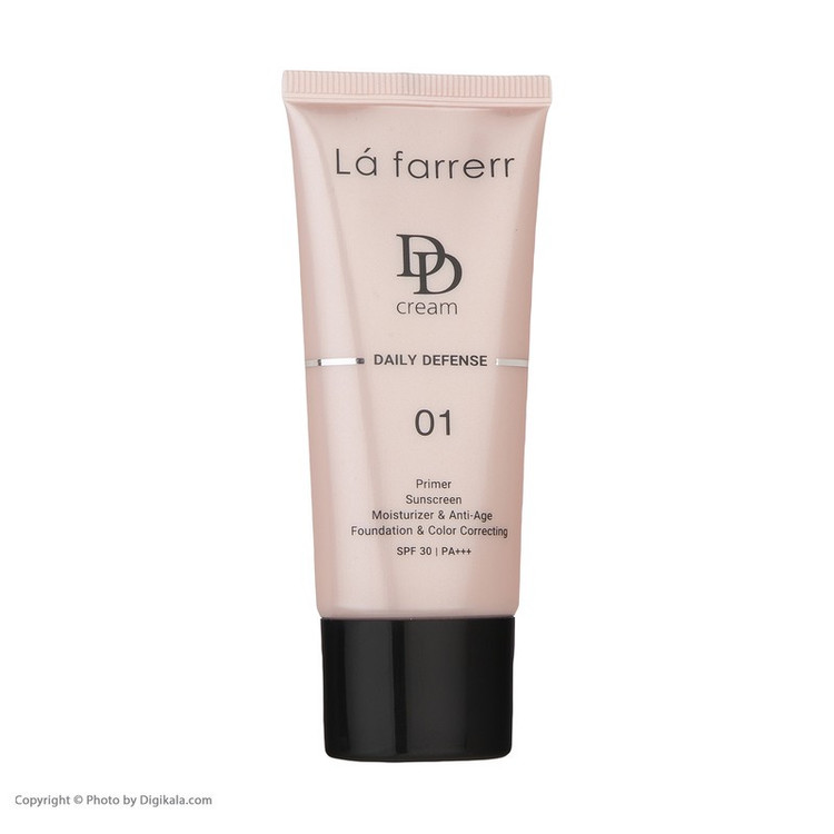 دی دی کرم رنگی لافارر SPF30 مدل 01 مناسب انواع پوست حجم 33 میلی لیتر