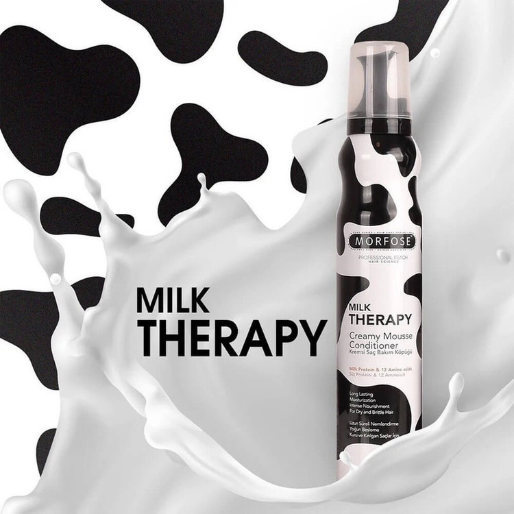 نرمکننده مو مورفوس مدل milk therapy حجم 350 میلیلیتر