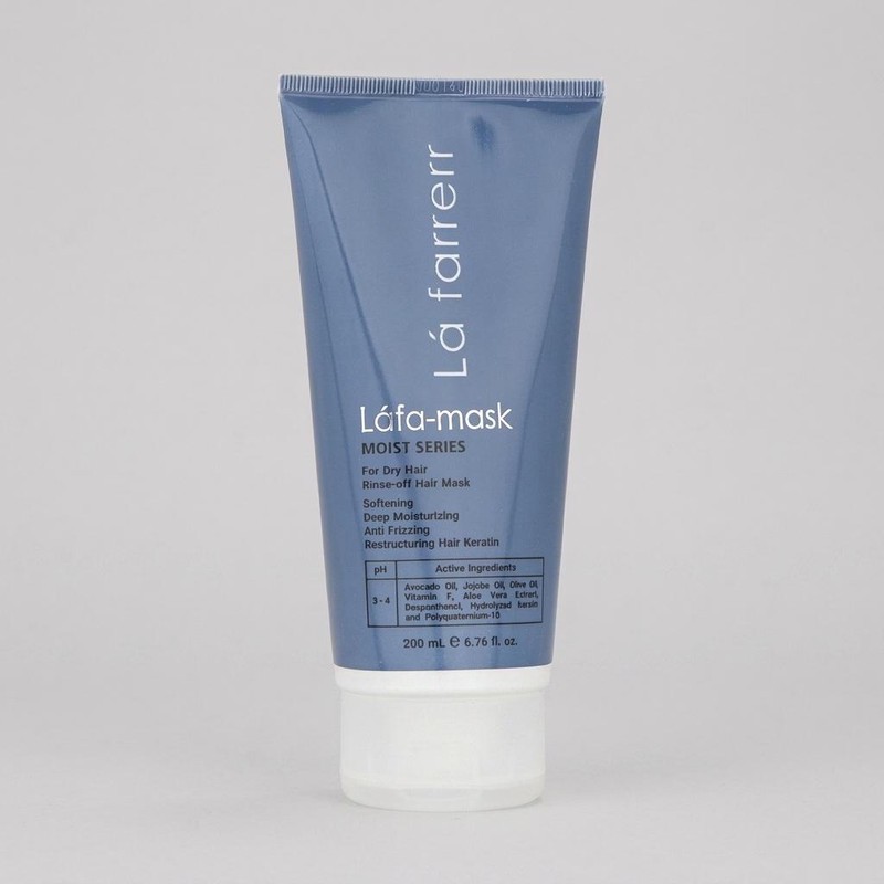 ماسک مو رطوبت رسان لافارر مدل Moist Series مناسب موهای خشک و زبر حجم 200 میلی لیتر