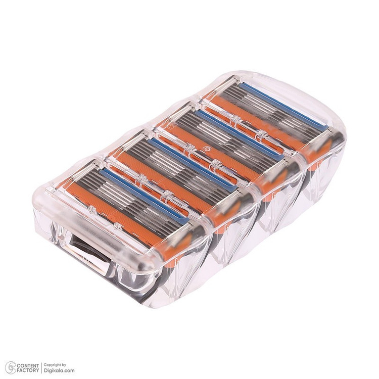 تیغ یدک ژیلت مدل Fusion5 Power بسته 4 عددی