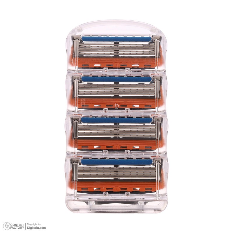تیغ یدک ژیلت مدل Fusion5 Power بسته 4 عددی
