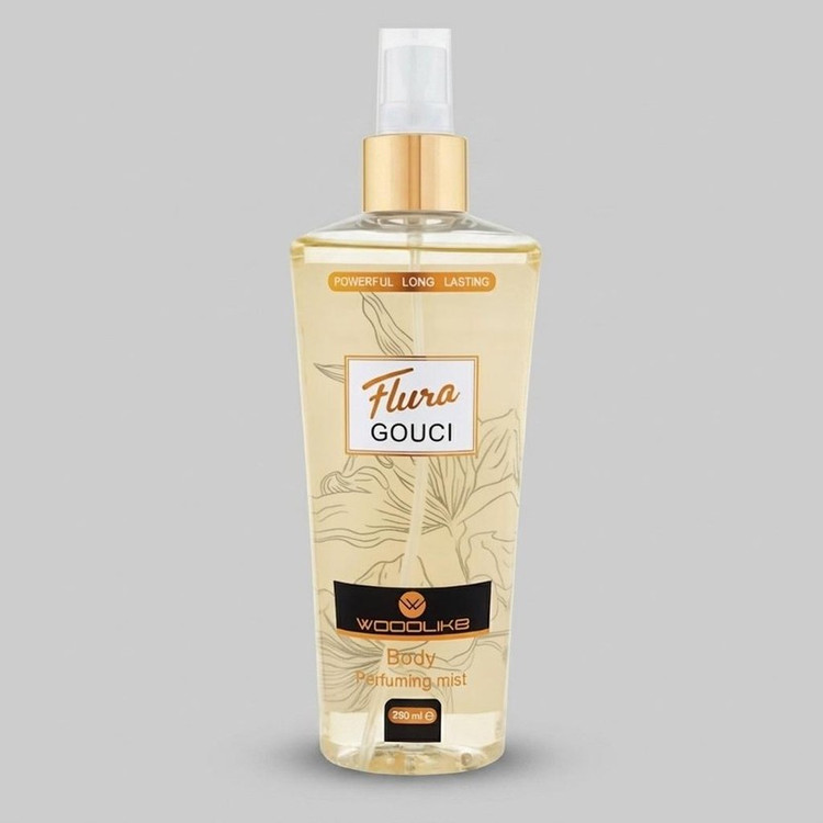 بادی اسپلش زنانه وودلایک مدل Flura Gouci حجم 250 میلیلیتر