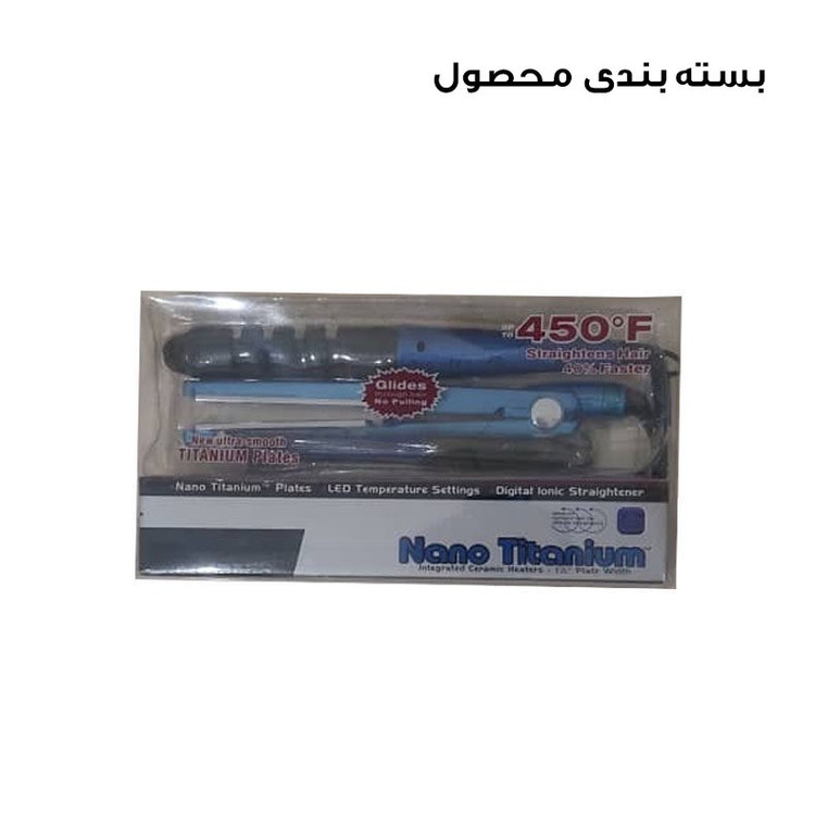 اتو و حالتدهنده مو مدل 3in1 به همراه فر کننده مو و شانه مو
