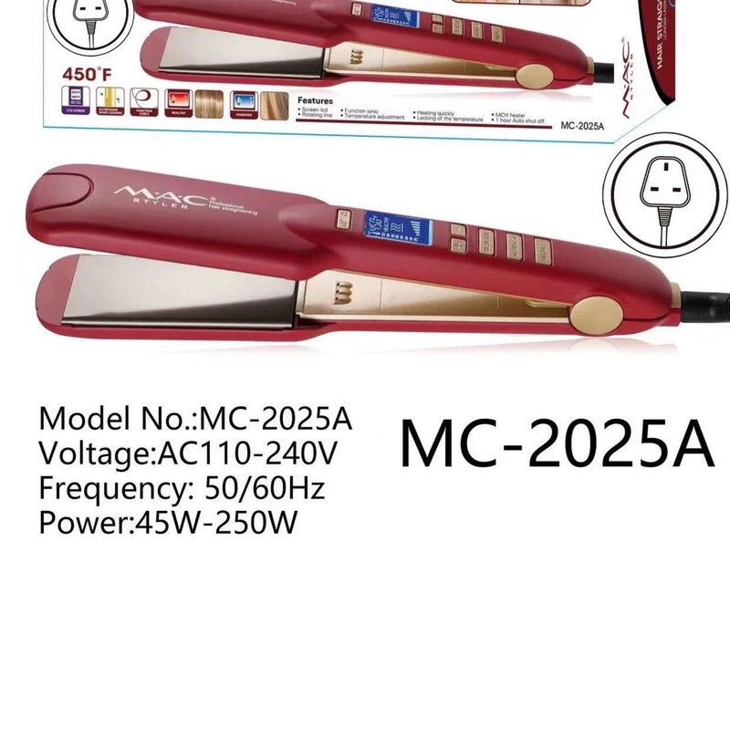 اتو و حالت دهنده ی مو مک استایلر مدل mc-2025A