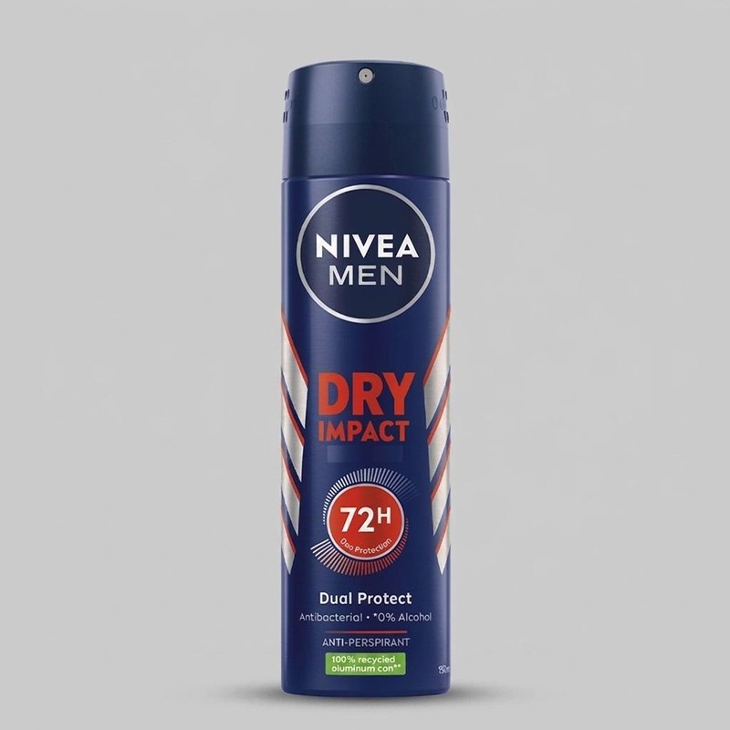 اسپری ضد تعریق مردانه نیوآ مدل Dry Impact 72h حجم 150 میلی لیتر
