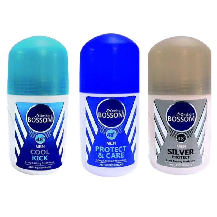 رول ضد تعریق انشور بوسوم مدل Silver - Protect - cool حجم 75 میلی لیتر مجموعه 3 عددی