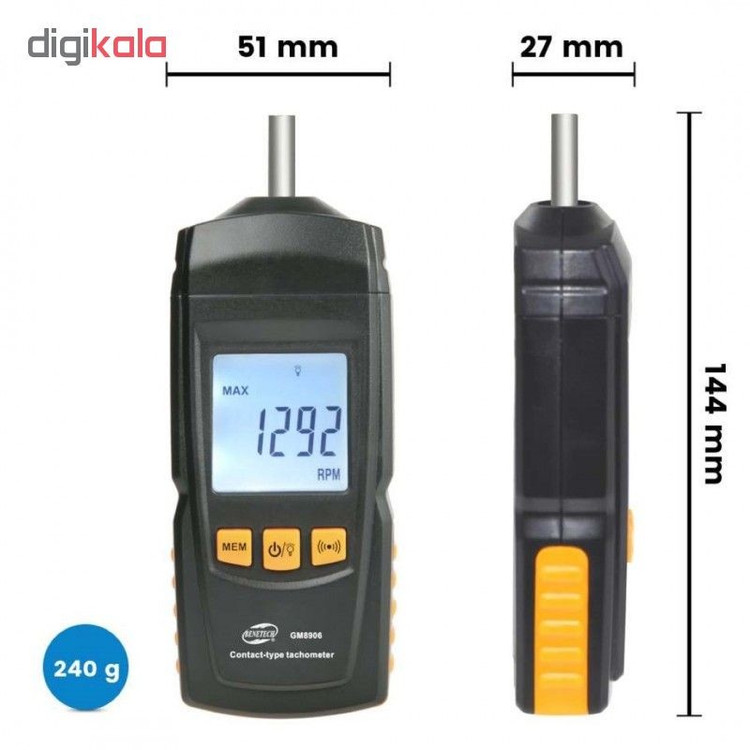 دورسنج مکانیکی بنتک مدل GM8906