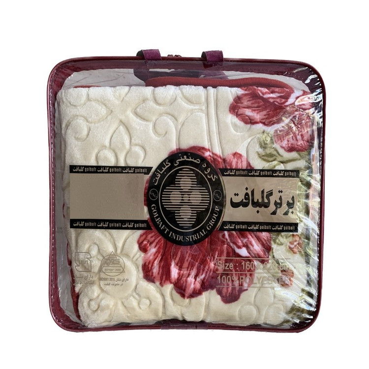 پتو گلبافت مدل برجسته کد 130/16 سایز 160x220 سانتی متر