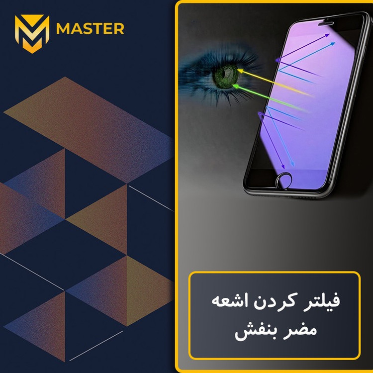 محافظ صفحه نمایش ضد اشعه بنفش مستر مدل Eye Care مناسب برای گوشی موبایل اچ ام دی Pulse Plus