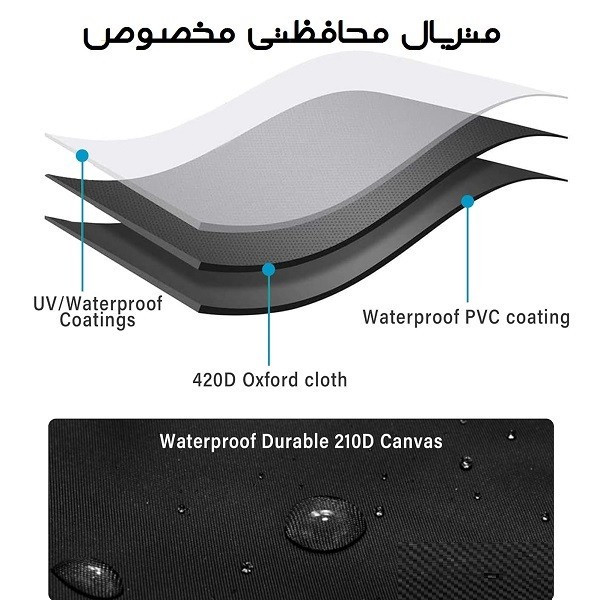 کاور محافظ موتورسیکلت امپایر پروتکشن مدل E20