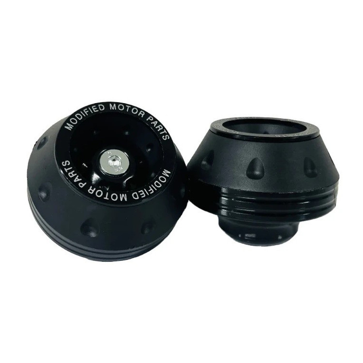 پروتکشن چرخ جلو موتور سیکلت وارون مدل گوشکوبی کد B-22-BLK بسته 2 عددی