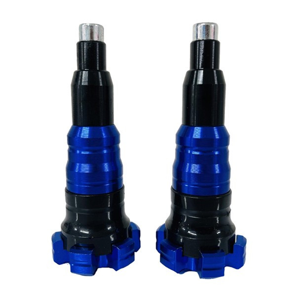 پروتکشن بدنه موتور سیکلت وارون مدل CNC ستاره ای کد B-41-BLU بسته 2 عددی