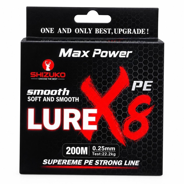 نخ ماهیگیری شیزوکو مدل Max Power Lure X8