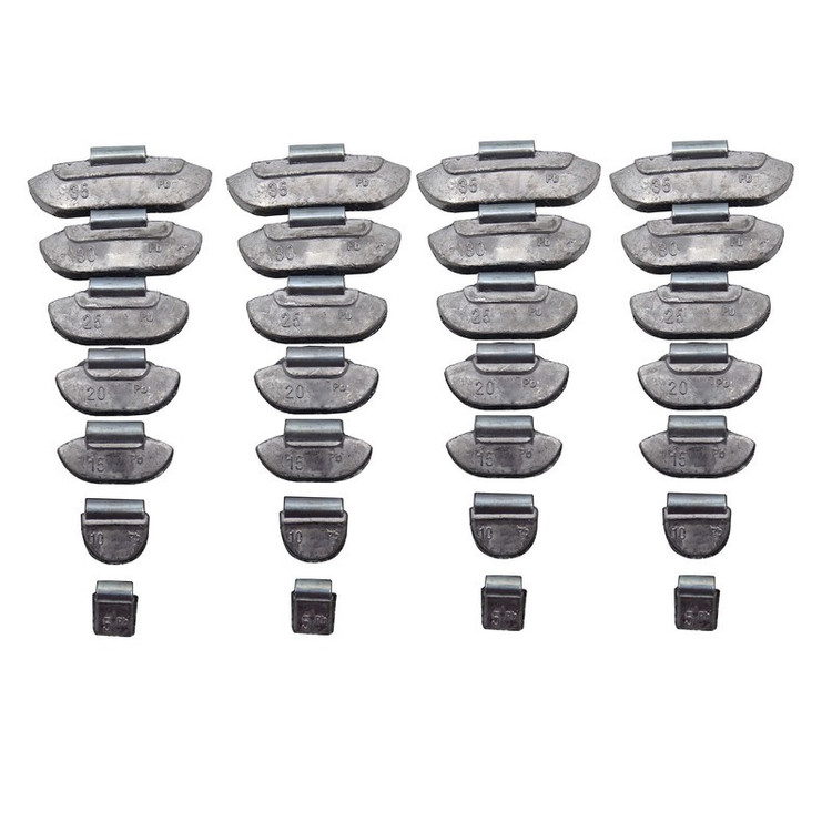 سرب بالانس لاستیک سامکو مدل گیره ای کد YP-5-35GR مجموعه 28 عددی