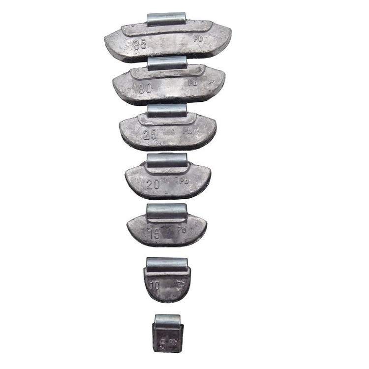 سرب بالانس لاستیک سامکو مدل گیره ای کد YP-5-35GR مجموعه 28 عددی