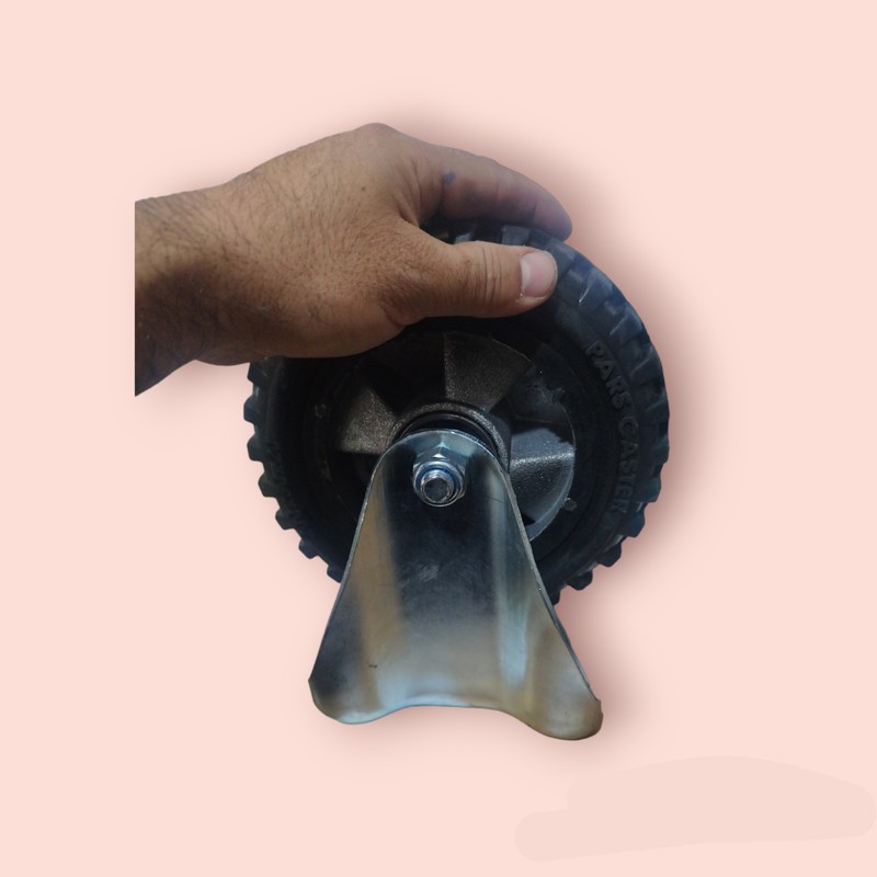 چرخ کفیدار ثابت پارس کاستر مدل TS-200mm