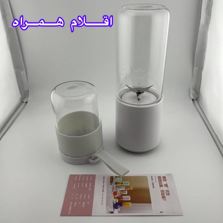 شیکر شارژی مدل Double گنجایش 04. لیتر به همراه لیوان