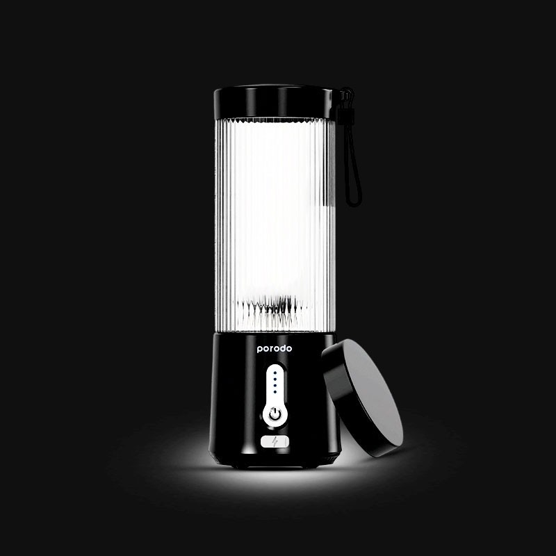 شیکر قابل حمل مدل LIFESTYLE portable Blender with extra Botton lid 4PD-LFST017-BK