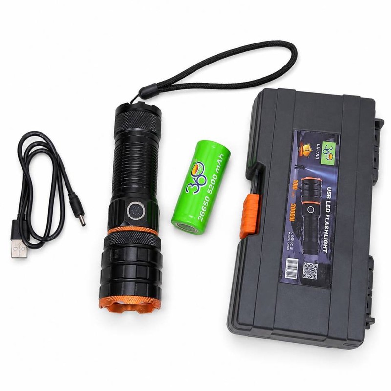 چراغ قوه دستی مدل 360 کد LH-7102 با نور مهتابی