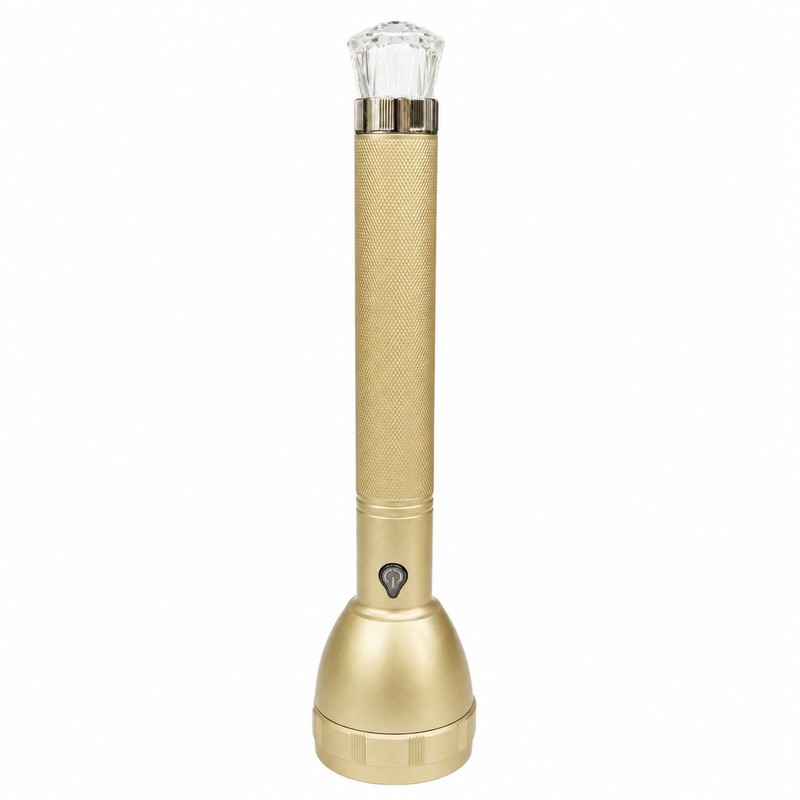 چراغقوه دستی مدل JY-2500 با برد 50 متر، نور ال ای دی و بدنه پلاستیک فشرده شارژی مناسب نگهبانی