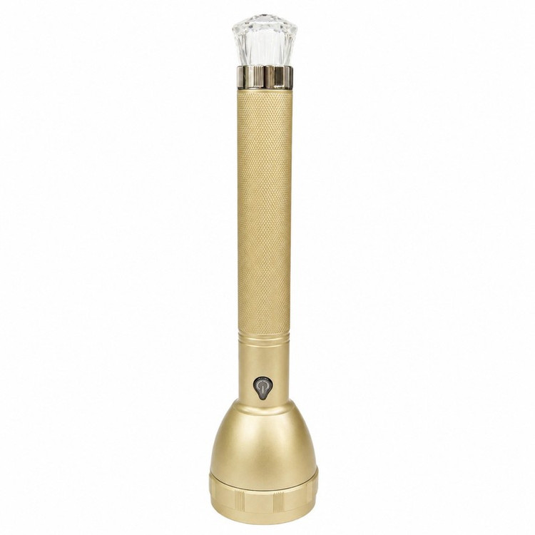 چراغقوه دستی مدل JY-2500 با برد 50 متر، نور ال ای دی و بدنه پلاستیک فشرده شارژی مناسب نگهبانی