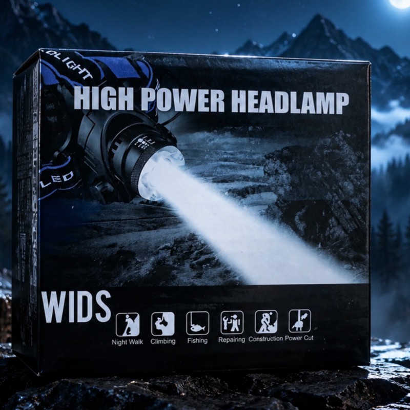 چراغ پیشانی ویدز مدل UV-2 LED با نور بنفش