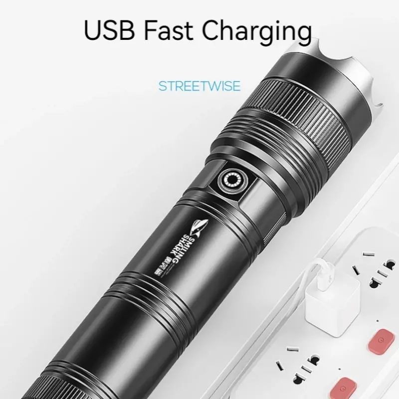 چراغ قوه دستی اسمایلینگ شارک مدل SD-0523 با نور مهتابی