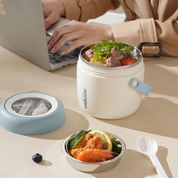 فلاسک غذا مدل دوجداره کد LUNCH-BOX گنجایش 1 لیتر