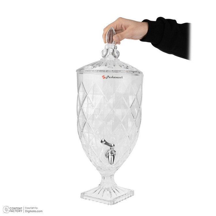کلمن پاشاسازه مدل شیشه ای کد 2313 گنجایش 5 لیتر