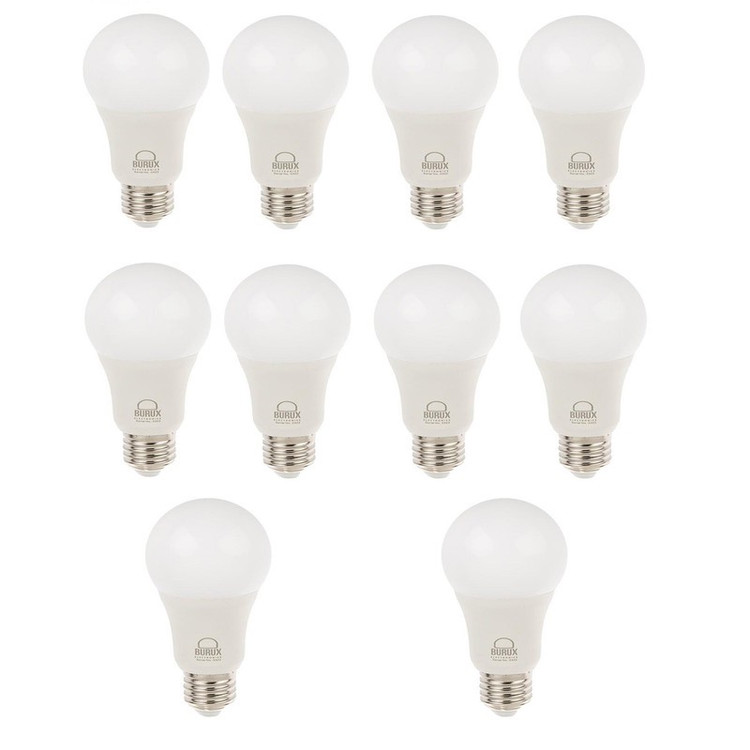 لامپ LED بروکس 10 وات مدل A60 پایه E27 بسته 10 عددی