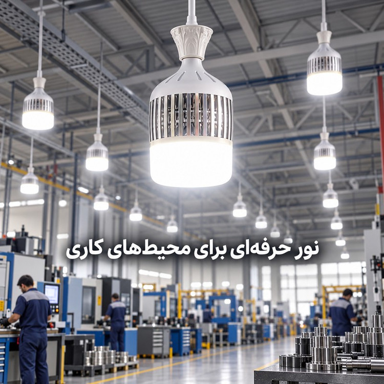 لامپ ال ای دی حبابی 70 وات آرارات مدل استوانه ای پایه E27