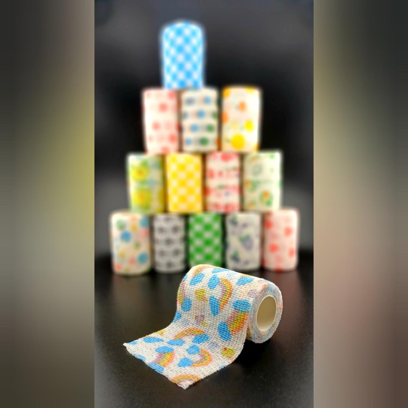 باند کشی مدل خود چسب کد 7.5cm بسته ۵ عددی