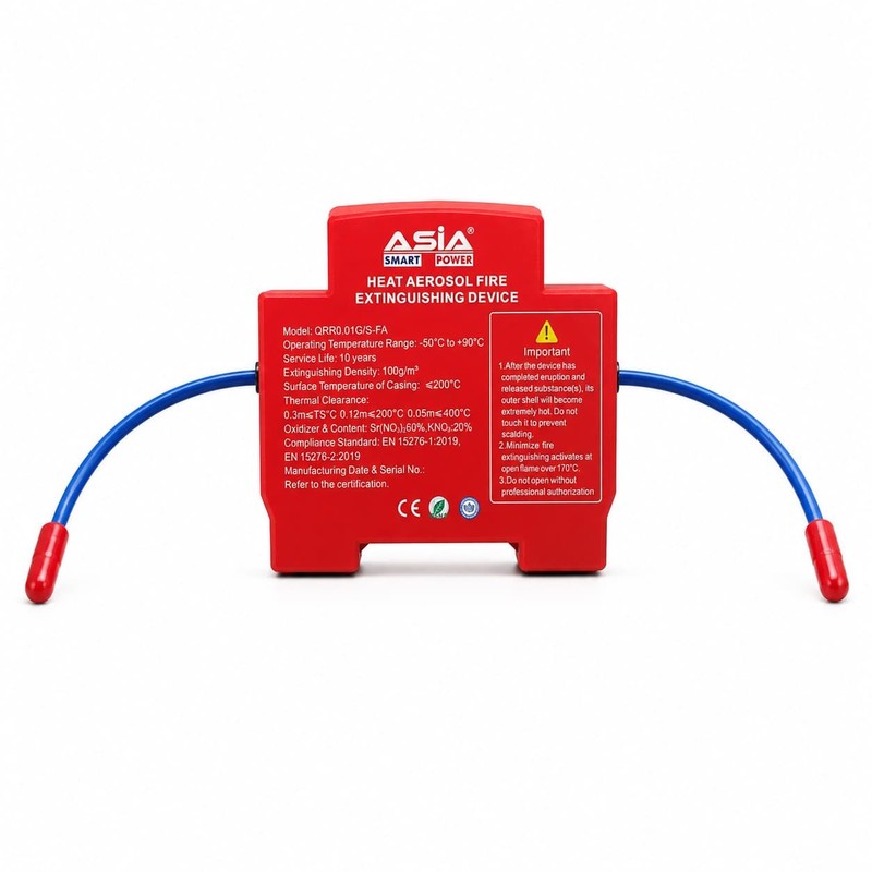 فیوز اطفای حریق تابلو برق آسیا مدل Heat Aerosol Fire Extinguishing Device