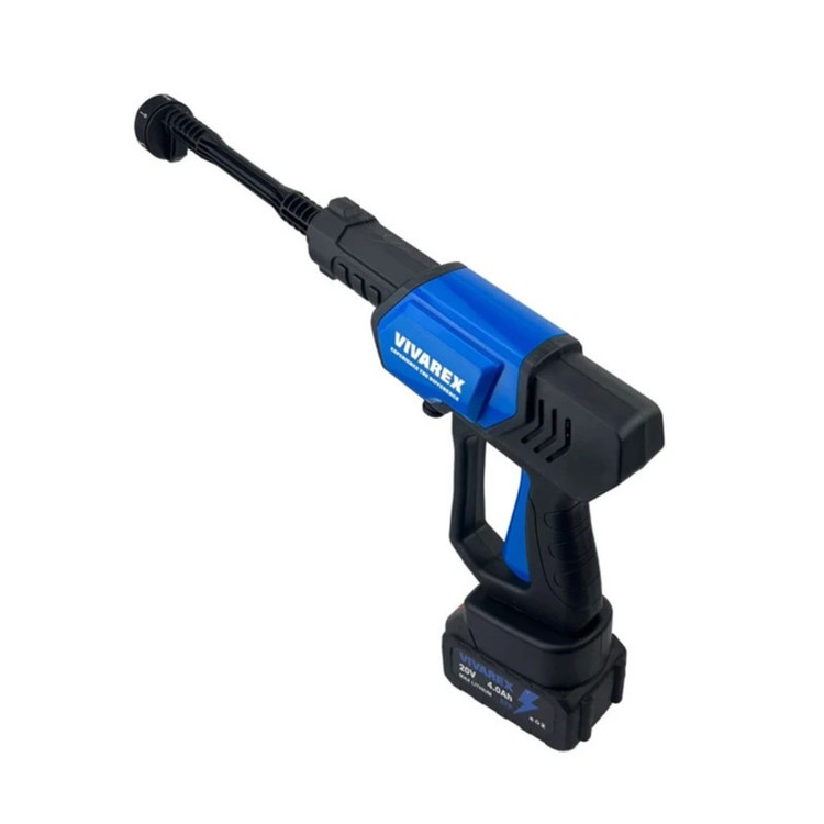 کارواش شارژی 25 بار 20 وات با موتور ذغالی ویوارکس مدل VR2425V2-PW با حداکثر دبی اب 4 لیتر بر دقیقه