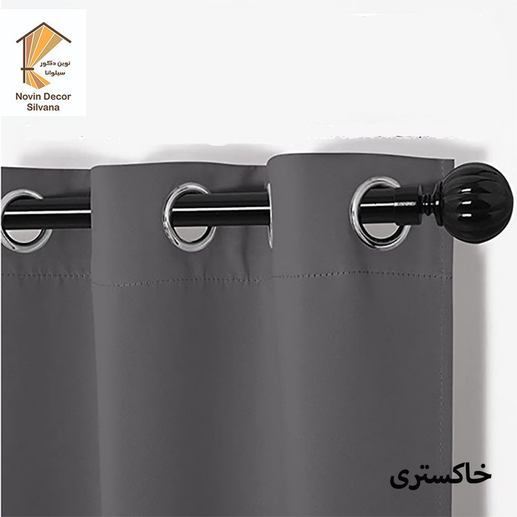 پرده پانچ نوین دکور سیلوانا مدل کتان 1_28 سایز 280x140 سانتیمتر