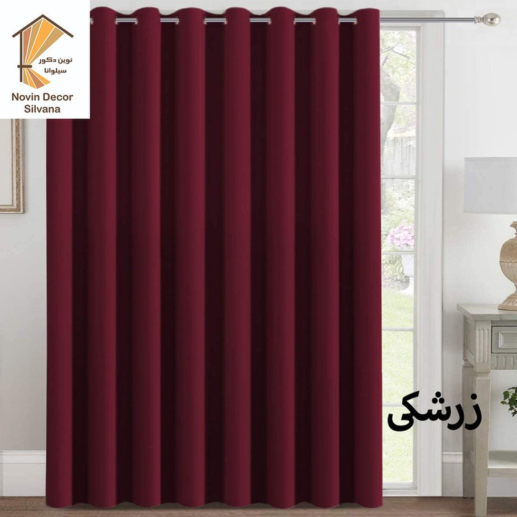 پرده نوین دکور سیلوانا مدل کتان 3 سایز 300x280 سانتیمتر
